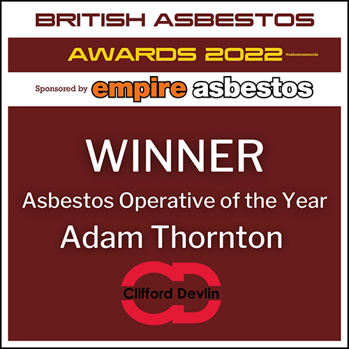 Asbestos Operative of the Year WINNER 2022